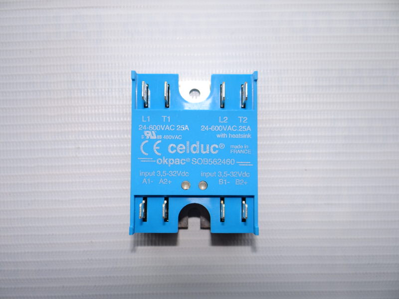 Реле твердотельное SOB562460 FASTON-2X25A/400AC 120000061012 120000060485