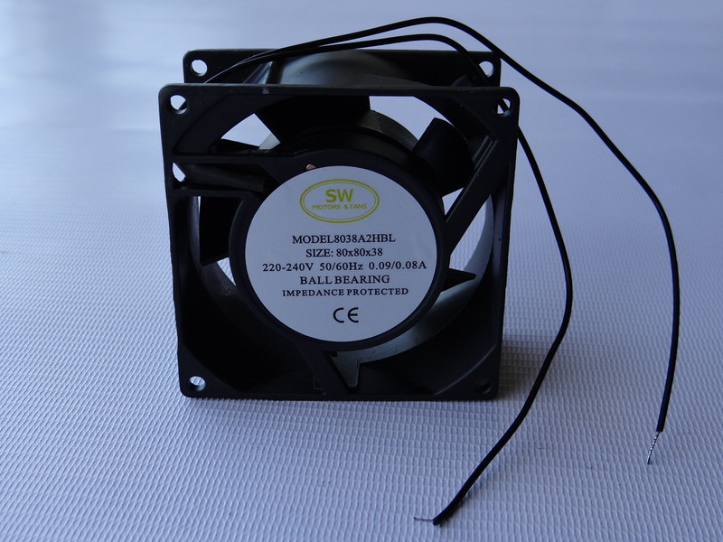 Вентилятор осевой YZ 80*38 BL, (220V, 16W,) абат abat чувашторгтехника 120000070779